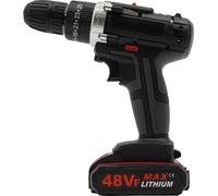 Marteau perforateur sans fil - Perceuse à percussion - 21 V - 1350 tr/min - 25–28 Nm - Sans batterie - Noir