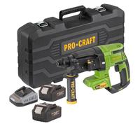 Marteau perforateur sans fil Procraft PHA40bb-c 20 V 2,6 J SDS plus Brushless + 2 batteries 4,0 Ah + chargeur + mallette