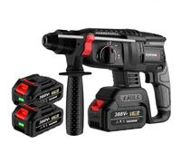 Marteau perforateur sans fil - YOFIDRA - Yofidra - 650W - 18V 2x1.5Ah - SDS-Plus 4 modes