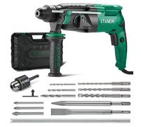 Marteau Perforateur - STANEW - Filaire SDS Plus - 950 W - 4 fonctions - 16 accessoires