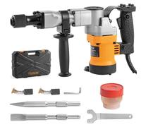 Marteau-piqueur 1200 W, 12 J, 3900/min, embout hexagonal de 17 mm, avec burins