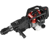 Marteau piqueur à essence - Marteau burineur - 1000 W - Énergie de frappe 30 J - Moteur 33 cm³ 2 temps - Pour rainurer le sol et casser la pierre - Noir