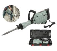 Marteau-piqueur électrique, 2200 W, énergie d'impact de 66 J, 1350 coups par minute, type de burin hexagonal, poids de 20 kg