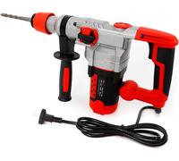 Marteau piqueur électrique - Marteau burineur/marteau à béton - 2200 W - 220 V - Pour béton et maçonnerie - CE - Rouge