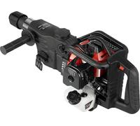 Marteau piqueur Jackhammer - A essence - Deux temps 33 cm³ - Puissance 1000 W - Coups 2300-4000/min - Max. 30 mm - Réservoir 0,9 l - Démarrage manuel par câble - Noir