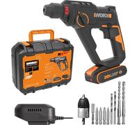 Marteau piqueur Worx 20V WX390.1 SDS plus avec batterie