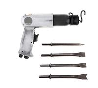 Marteau pneumatique, 9190 190mm marteau pneumatique professionnel pistolet à main pelles Air petits ciseaux gaz antirouille outils de Pneumat coupe(9190 with 4 Shovels)