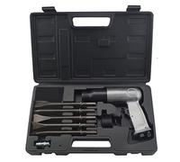 Marteau pneumatique Hammer à l'air 190mm Tool pistolet pneumatique Set Amortisseur robuste Absorbant avec 4 pcs Trains ergonomiques