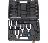 Marteau pneumatique - Kit de burinage pneumatique - Résistant à la rouille - Multifonction pour la réparation automobile - 8,5 kg - Mallette 45×30×12 cm - Noir