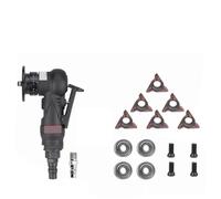 Marteau pneumatique, Pistolet à chanfreiner pneumatique, outil de chanfreinage, machine à biseauter à air comprimé for 30 000 tr/min(10pcs R heads)
