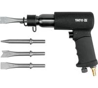 Yato Kit de marteaux burineurs YT-0990 pneumatiques professionnels comprenant 4 burins