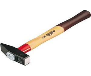 Marteau profilé Gedore Rotband Europa 200 g avec manche en hickory, double courbure (DIN 5111), douille de protection trempée E