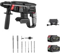 Marteau rotatif, moteur sans balais, multifonction, 2X option de batterie 6, EU