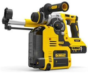 Marteau sans balai DeWALT 18 V XR Li-Ion avec système intégré. par aspiration DCH275P2