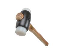 Marteau THOR avec inserts super plastique, rond (Ø) 50 mm, 2.000 g, avec manche bois