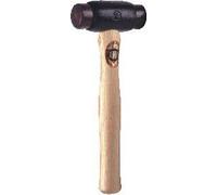 Marteau THOR avec inserts en peau brute, rond (Ø) 32 mm, 600 g, avec manche en bois