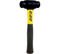 Marteau THOR avec inserts en peau brute, rond (Ø) 38 mm, 825 g, avec manche en fibre de verre