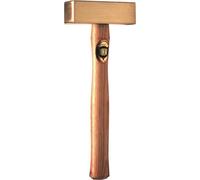 Marteau THOR laiton, carré 38x121mm 1.500g, avec manche bois