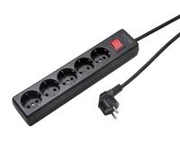 Martin Kaiser 5-Way Switched Socket 90 Degree 5M Cable (Prise européenne) - 1050ZL5-15W/SW