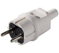 Martin Kaiser 514/kws Fiche électrique mâle avec terre PVC 250 V blanc calcaire IP44