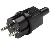Martin Kaiser 514/sw Fiche électrique mâle avec terre PVC 250 V noir IP44