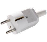Martin Kaiser 516/kws Fiche électrique mâle avec terre Polyamide 6 250 V blanc calcaire IP20