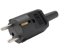 Martin Kaiser 516/sw Fiche électrique mâle avec terre Polyamide 6 250 V noir IP20