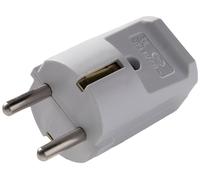 Martin Kaiser 519oT/gr Fiche électrique mâle avec terre Polyamide 6 250 V gris IP20