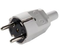 Martin Kaiser 520/kws Fiche électrique mâle avec terre PVC 250 V blanc calcaire IP20