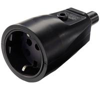 Martin Kaiser 551/sw Fiche électrique femelle avec terre PVC 250 V noir IP20
