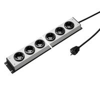 Martin Kaiser 6-Way Power Outlet Strip 35 degrees Earthing Cable 1.5m (Prise européenne) - 1057ZL6L-SW15