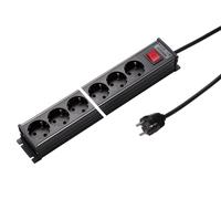 Martin Kaiser Power Strip 8 Way 45 Degree With Switch Cable 1.5m (Prise européenne) - 1101ZL8SW15