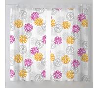 Martina Home Cortina COCINA Lemon Pack 2 100X140 - Fucsia