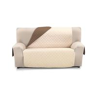 Martina Home Couvre-canapé matelassé réversible Ambar 3 Places Beige Marron