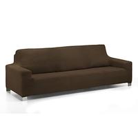 Martina Home Daytona Housse de canapé Super élastique Multi-Adaptable, Coton Polyester, Chocolat, 3 Places