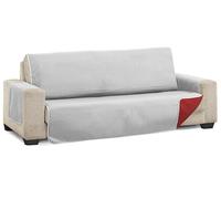 Martina Home Diamond Housse de canapé 2 Places - Gris/Rouge