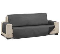 Martina Home Diamond Housse de canapé 4 Places XL - Anthracite/Noir