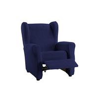 Martina Home Emilia Case Fauteuil Relax en Tissu, Bleu Marine, 33 x 8 x 42 cm