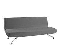 Martina Home Emilia Housse de canapé clic-clac, Tissu, Gris, 180-240 cm
