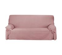 Martina Home Housse de canapé à nœuds 2 Places Rose pâle