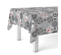 Martina Home Jucar Nappe en Toile Cirée Gris 240 x 140 cm