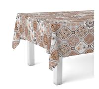 Martina Home Jucar Nappe en Toile Cirée Marron 200 x 140 cm