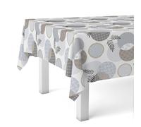 Martina Home Lens Nappe en Toile Cirée Blanc 200 x 140 cm