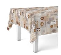 Martina Home Nappe en Toile cirée de Cuisine Marron 100 x 140 cm