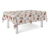Martina Home Nappe en Toile cirée Siena Marron 140 cm Ronde