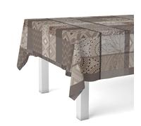 Martina Home Pompe Nappe en Toile Cirée Marron 300 x 140 cm