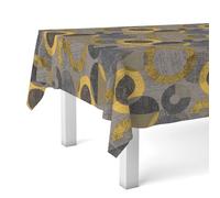 Martina Home Tambre Nappe en Toile Cirée Jaune 200 x 140 cm