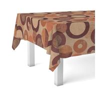 Martina Home Tambre Nappe en Toile Cirée Orange 260 x 140 cm