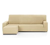 Martina Home Tunez Housse de canapé d'angle Motif Moderne Tissu Beige 240 à 280 cm