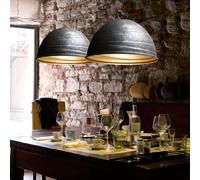 MARTINELLI LUCE lampe à suspension BABELE (Ø 45 cm - Aluminium verni)